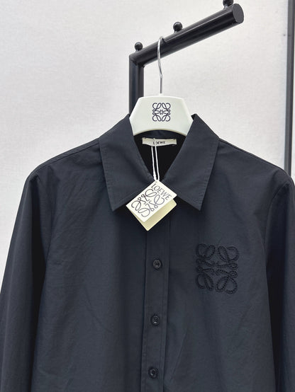 Loe 25ss embroidered shirt