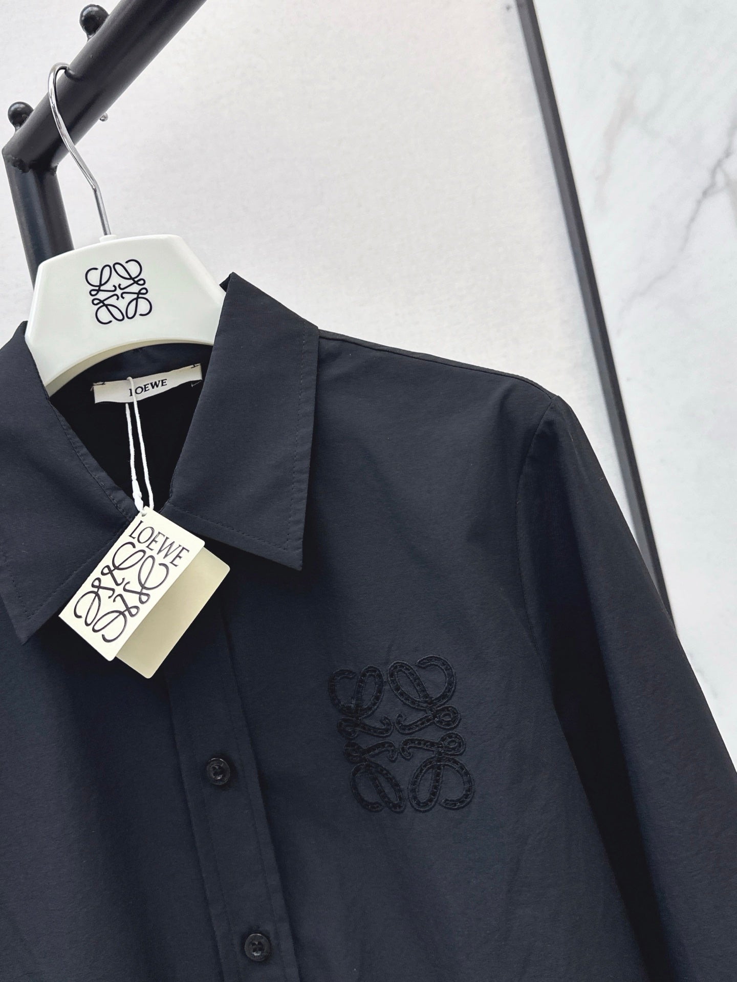 Loe 25ss embroidered shirt