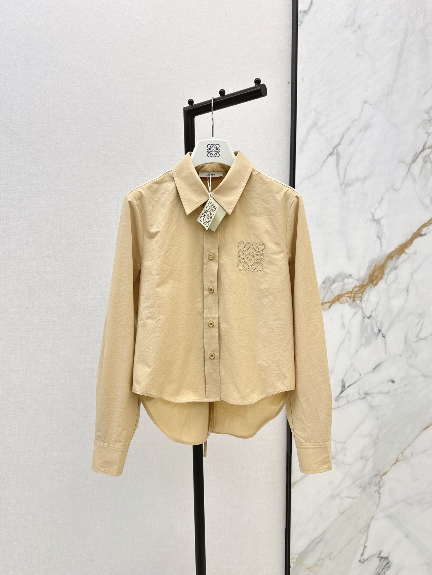 Loe 25ss embroidered shirt