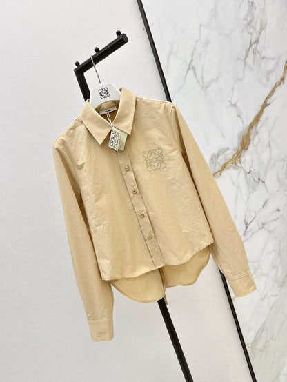 Loe 25ss embroidered shirt