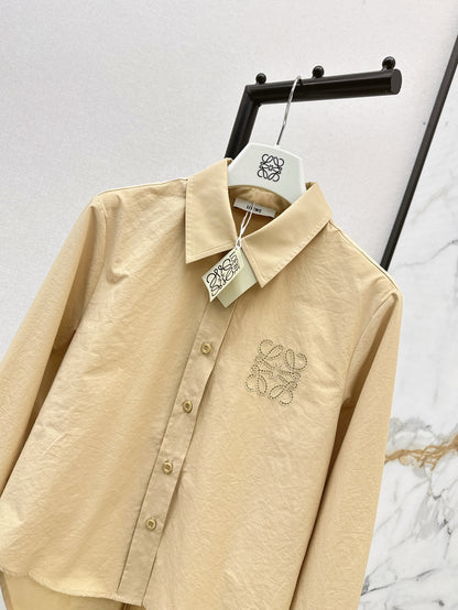 Loe 25ss embroidered shirt