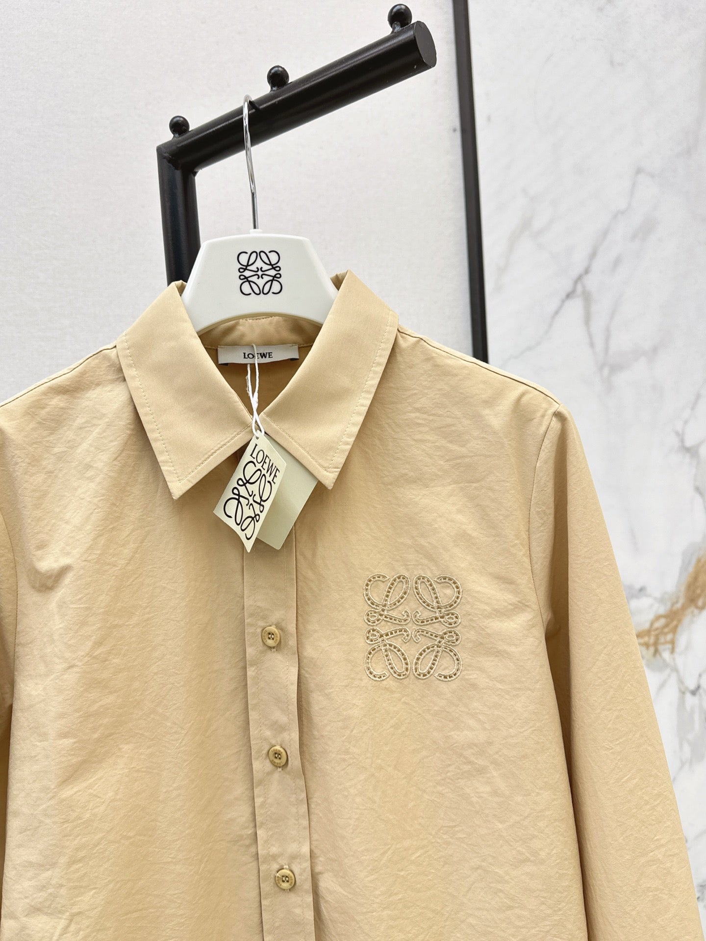 Loe 25ss embroidered shirt