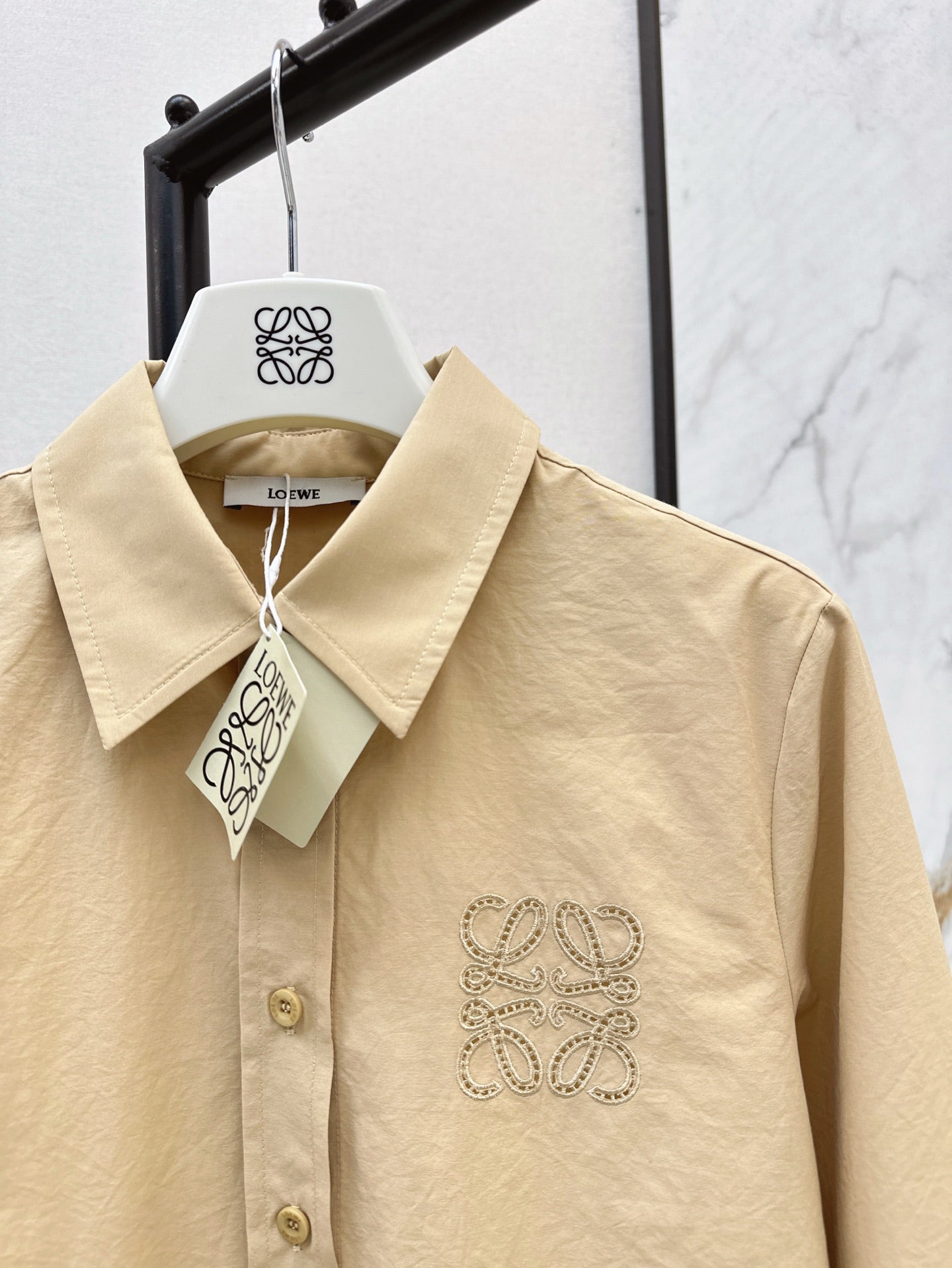 Loe 25ss embroidered shirt