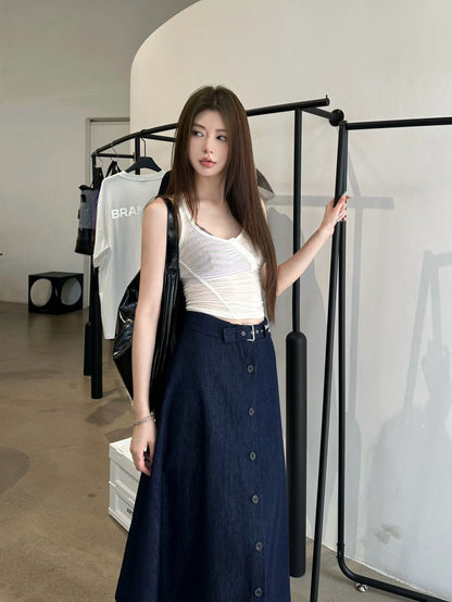 CD 25SS denim skirt