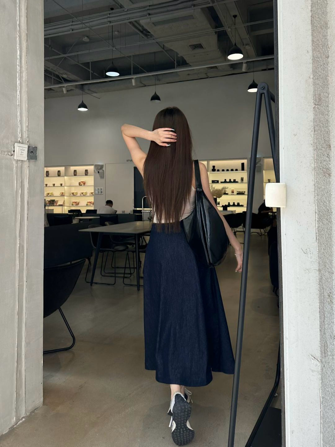 CD 25SS denim skirt