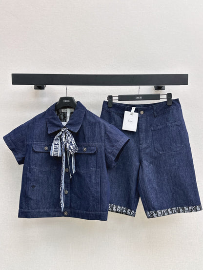 CD 25SS denim suit