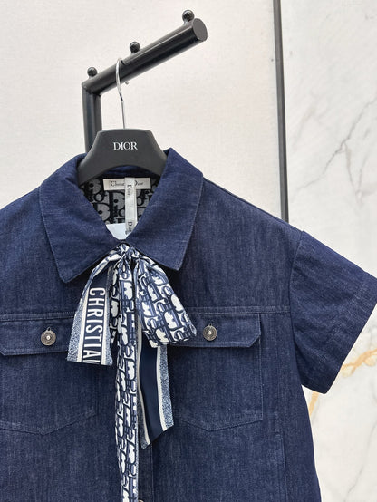 CD 25SS denim suit