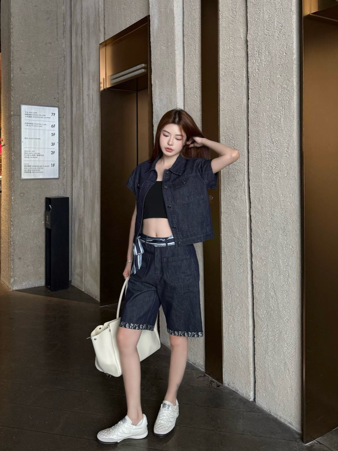 CD 25SS denim suit