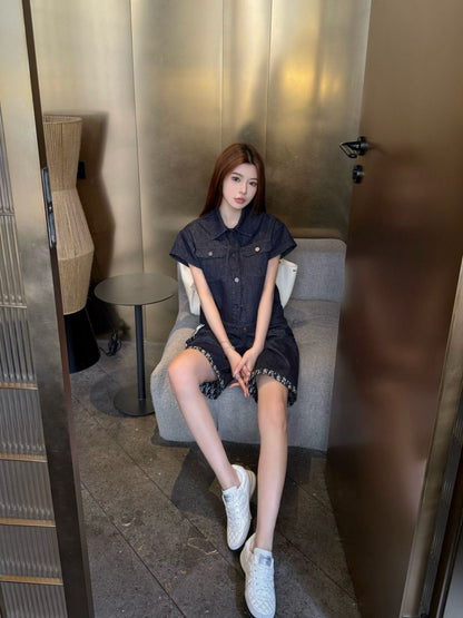 CD 25SS denim suit