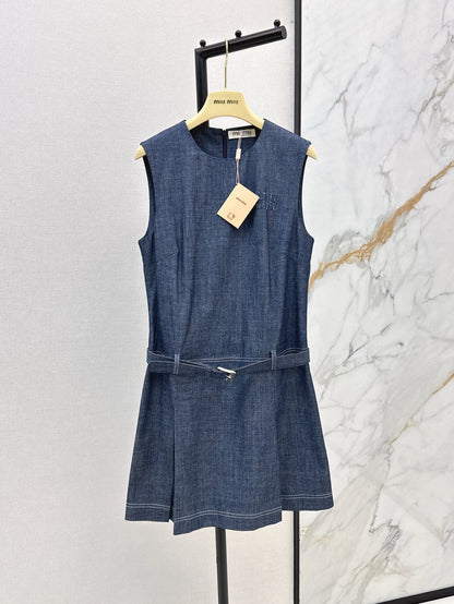 Miu 25ss denim dress