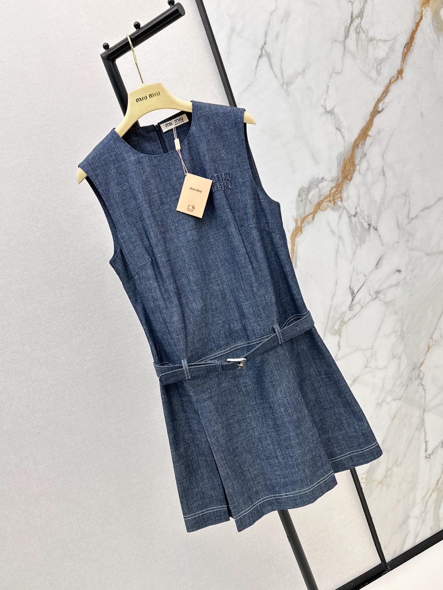 Miu 25ss denim dress