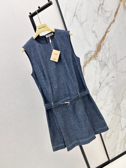 Miu 25ss denim dress