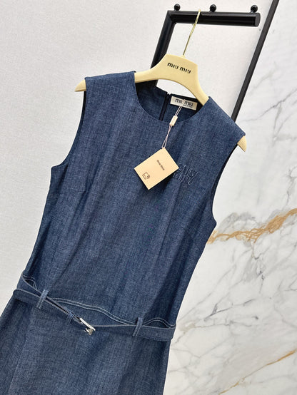 Miu 25ss denim dress