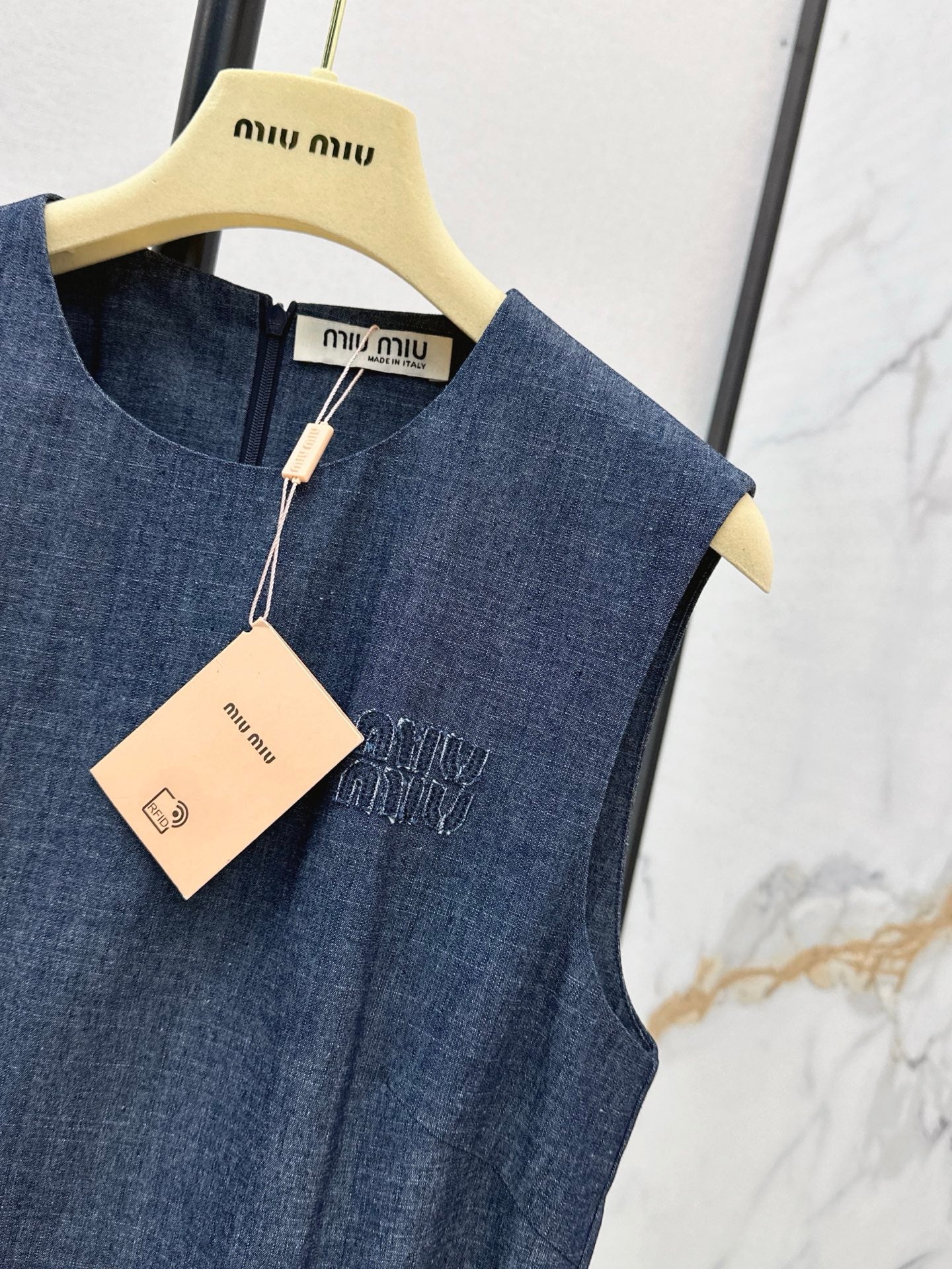 Miu 25ss denim dress
