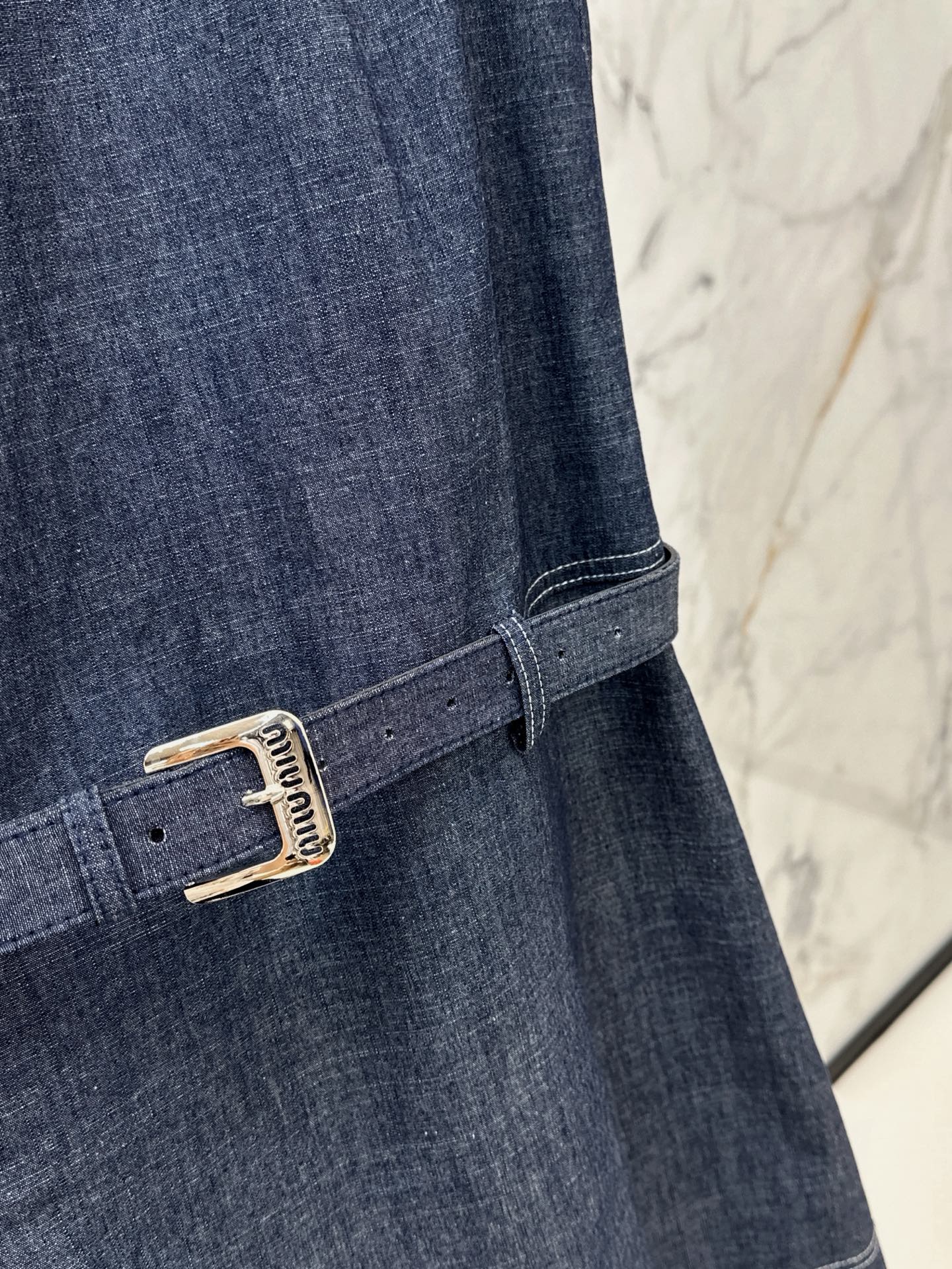 Miu 25ss denim dress