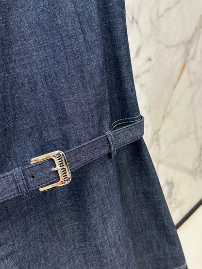 Miu 25ss denim dress