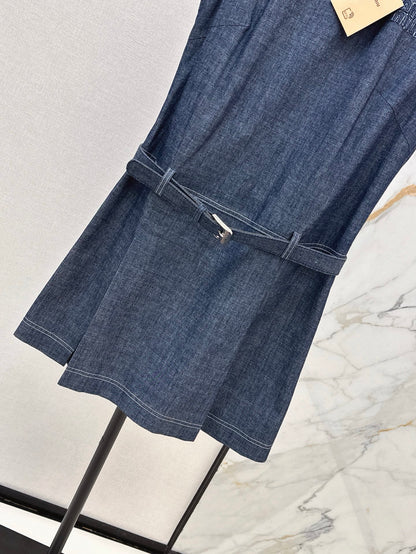 Miu 25ss denim dress