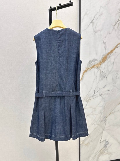 Miu 25ss denim dress