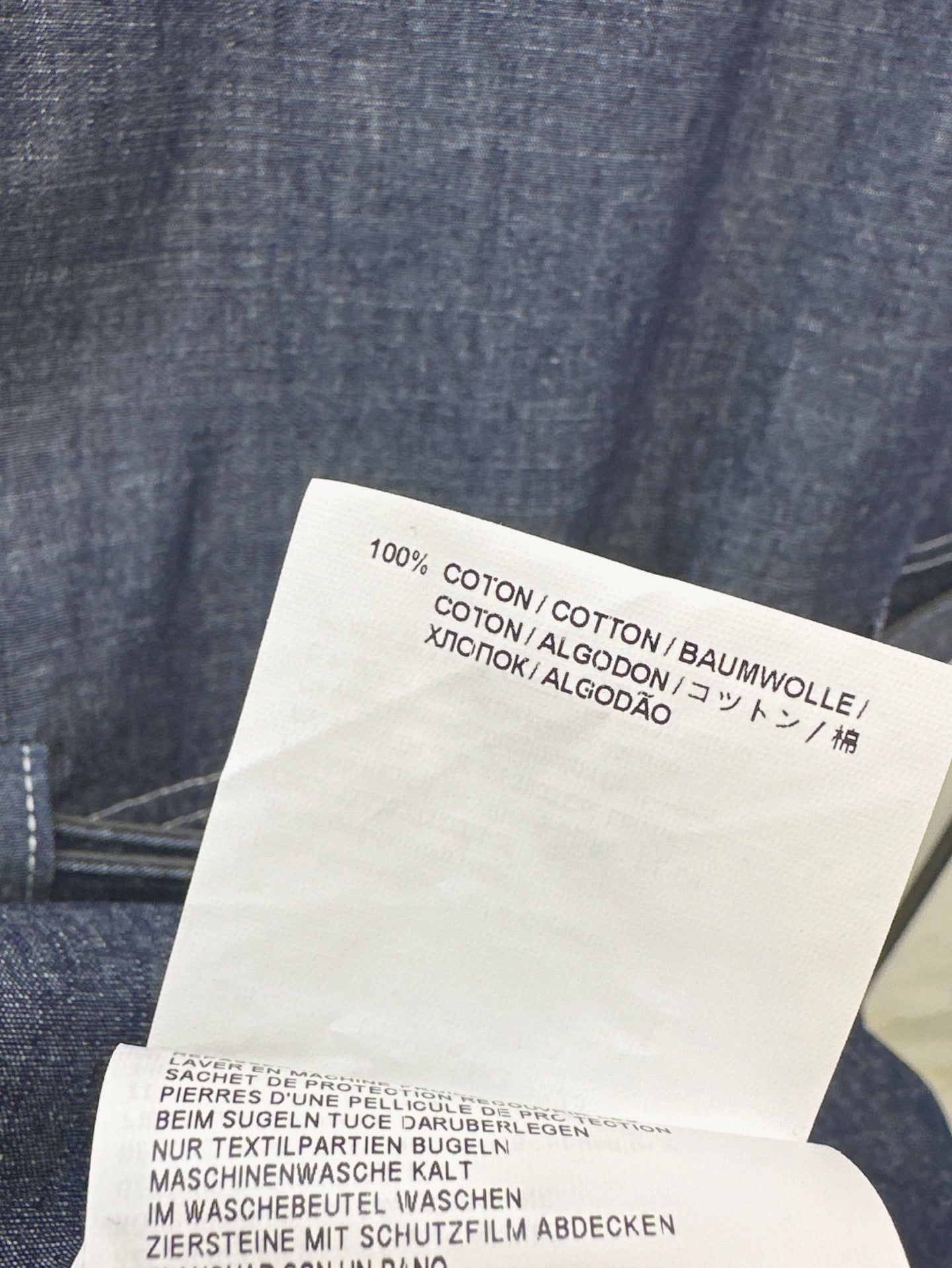 Miu 25ss denim dress