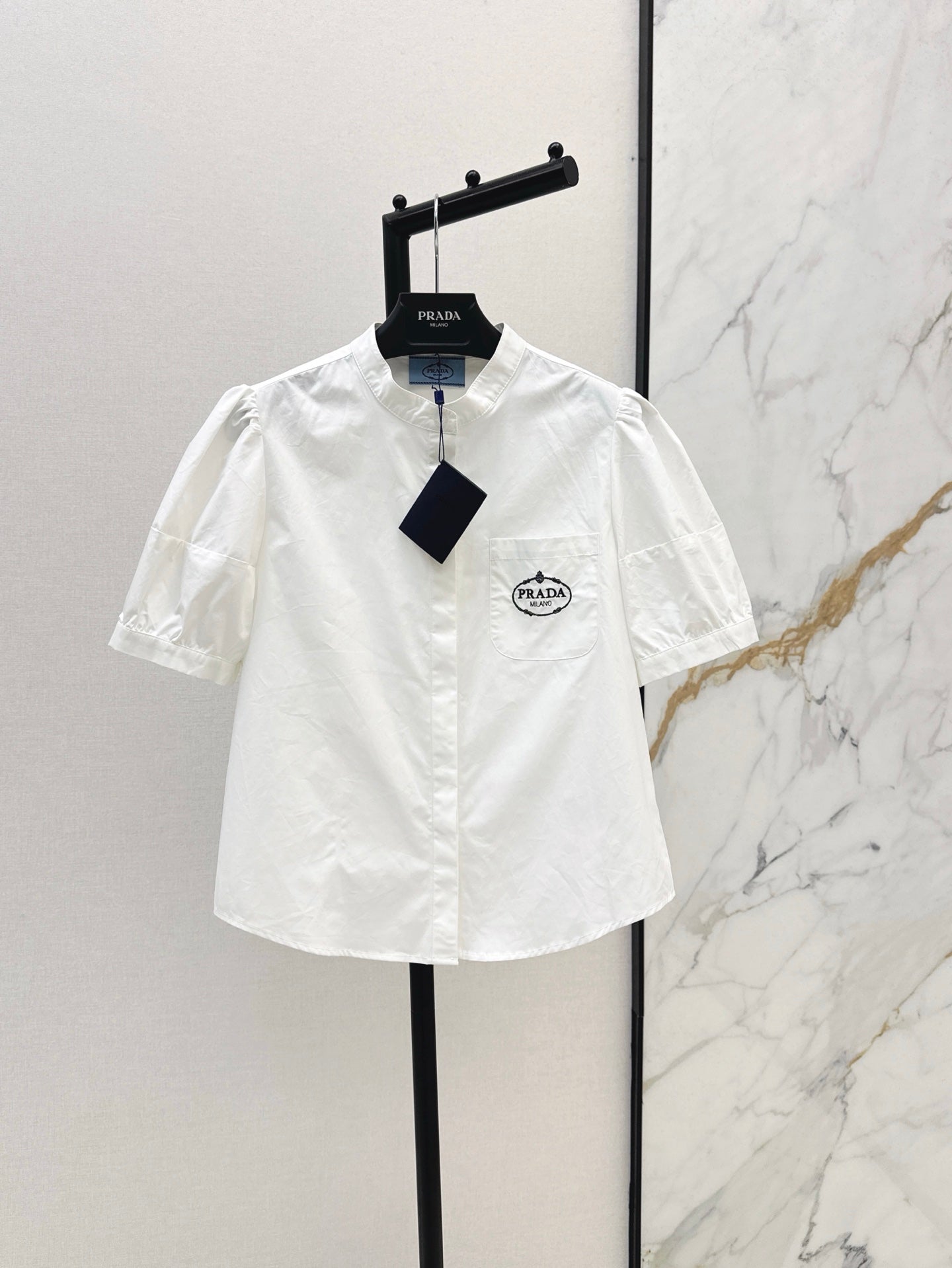 Pra 25ss embroidered shirt