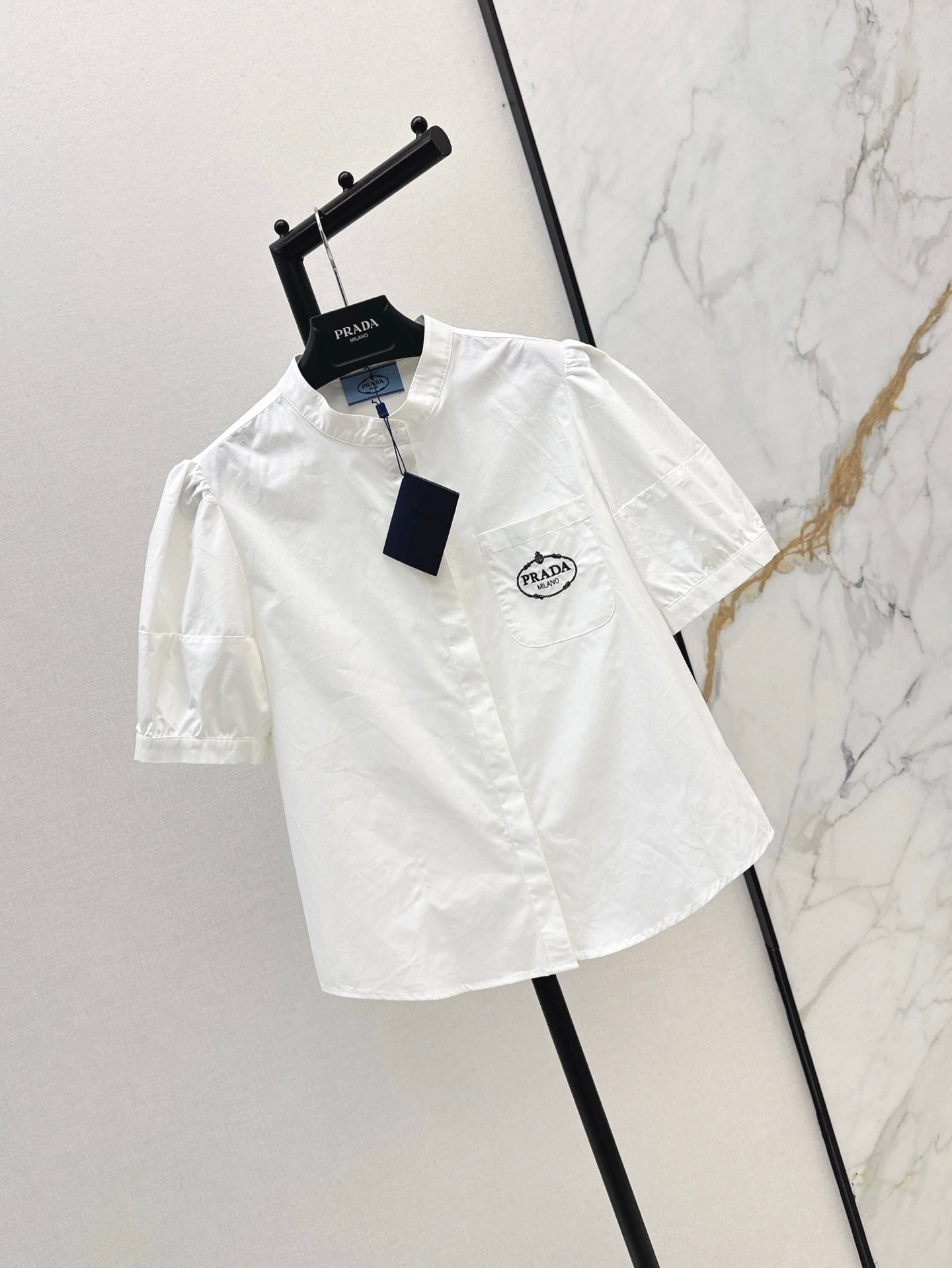 Pra 25ss embroidered shirt