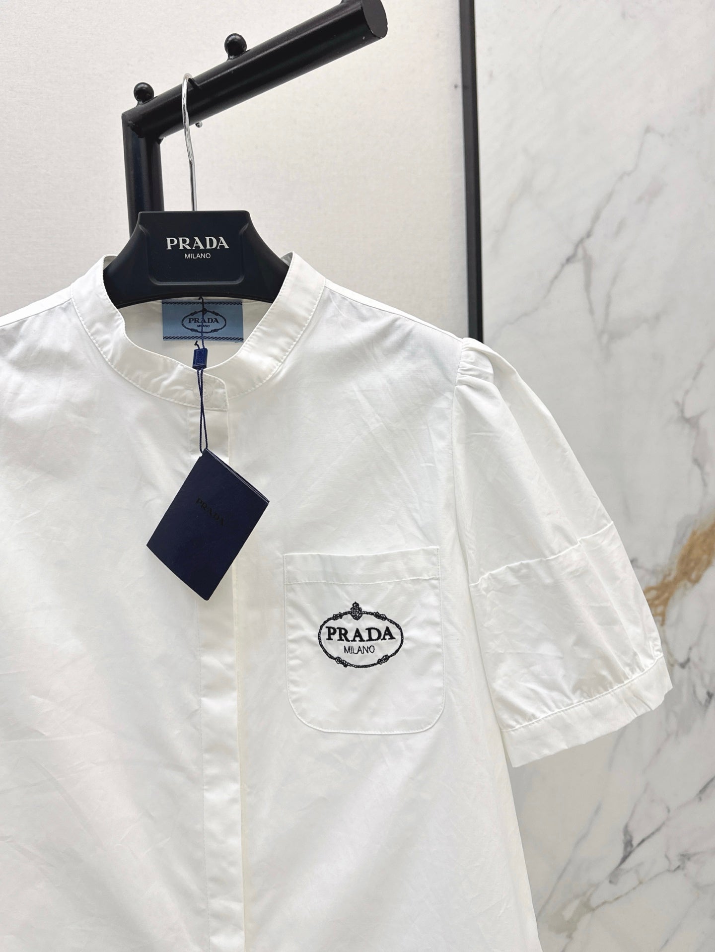 Pra 25ss embroidered shirt