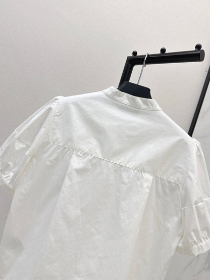 Pra 25ss embroidered shirt