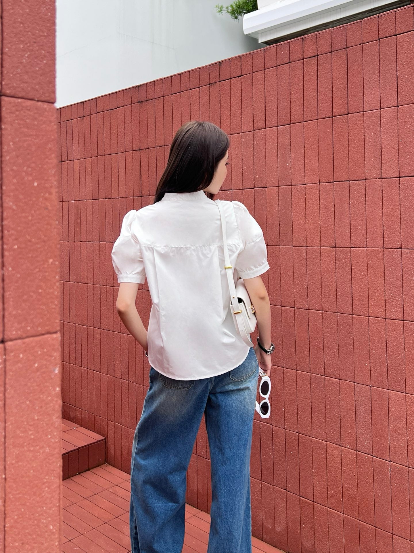 Pra 25ss embroidered shirt