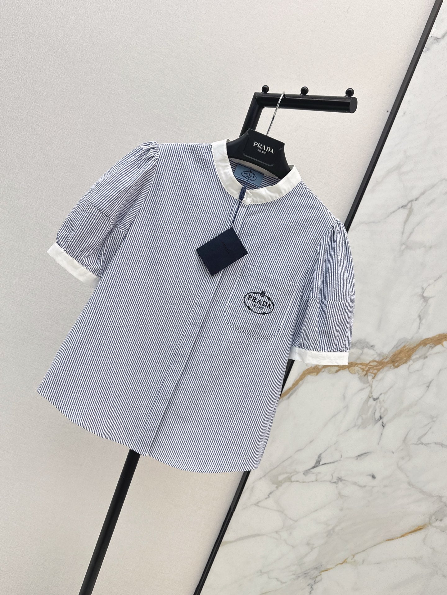 Pra 25ss embroidered shirt
