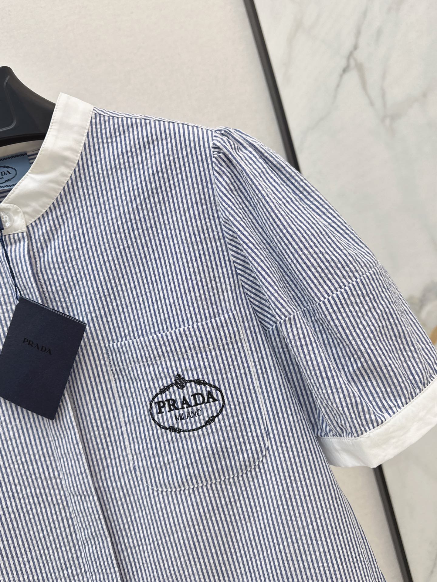 Pra 25ss embroidered shirt