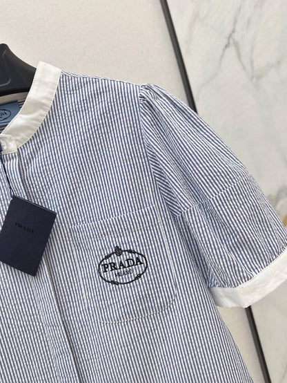 Pra 25ss embroidered shirt