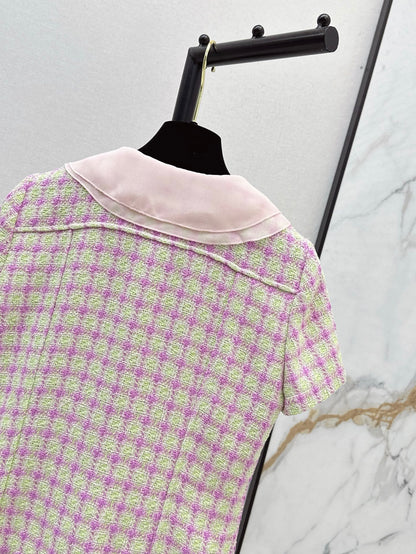 Chan 25ss woven crop jacket