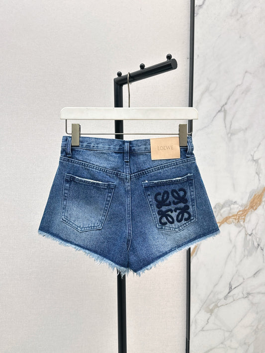 Loe 25ss denim shorts