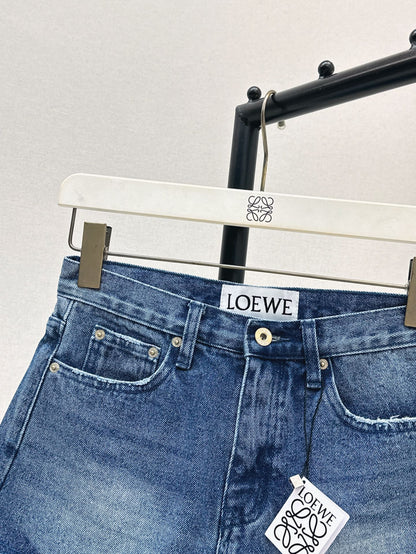 Loe 25ss denim shorts
