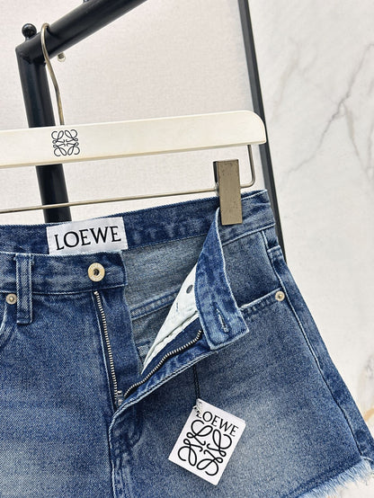Loe 25ss denim shorts