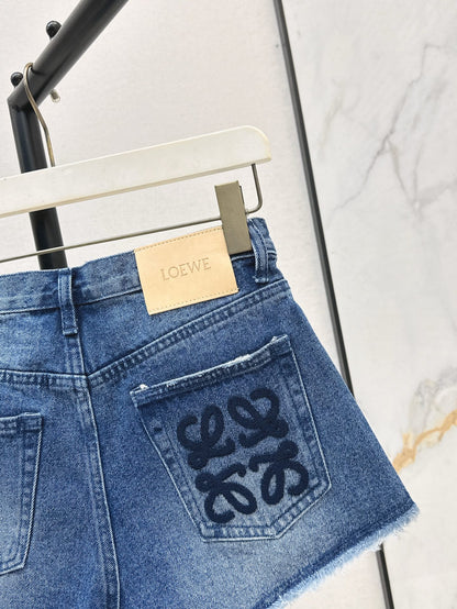 Loe 25ss denim shorts