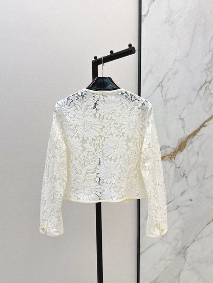 Celi 25ss lace hollow jacket