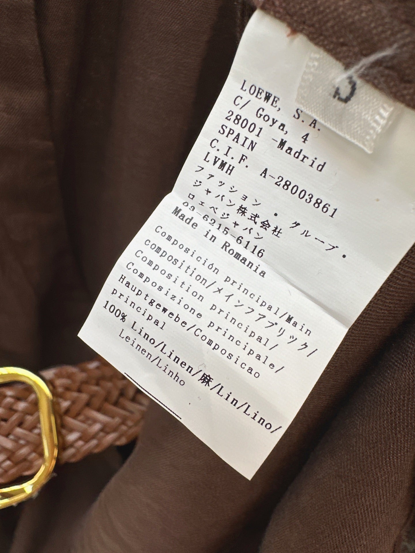 Loe 25ss Linen sleeveless dress