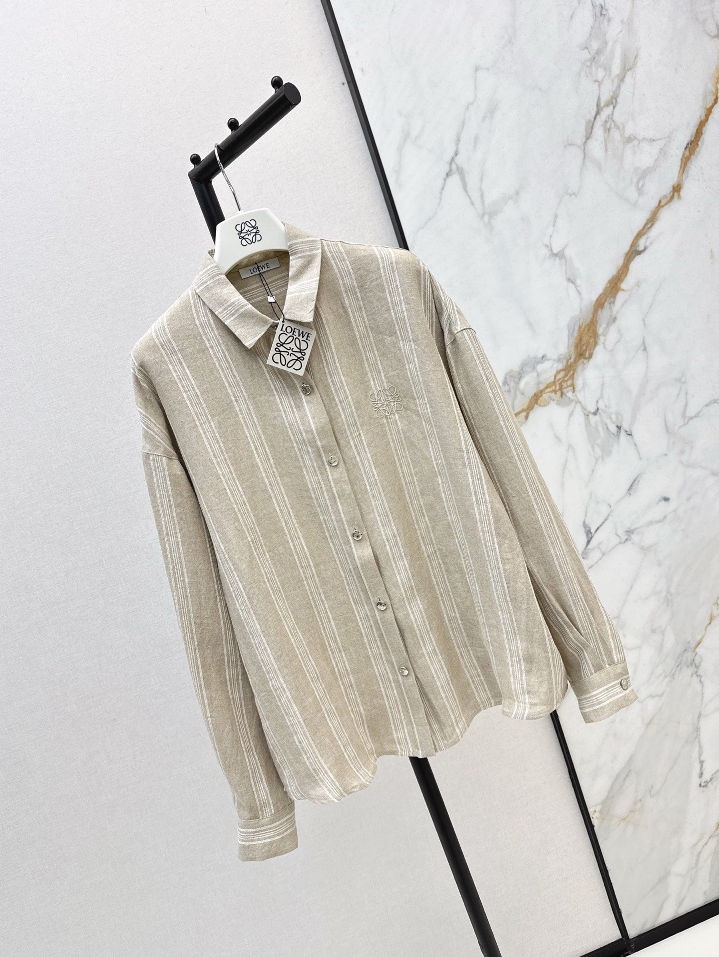 Loe 25ss linen shirt