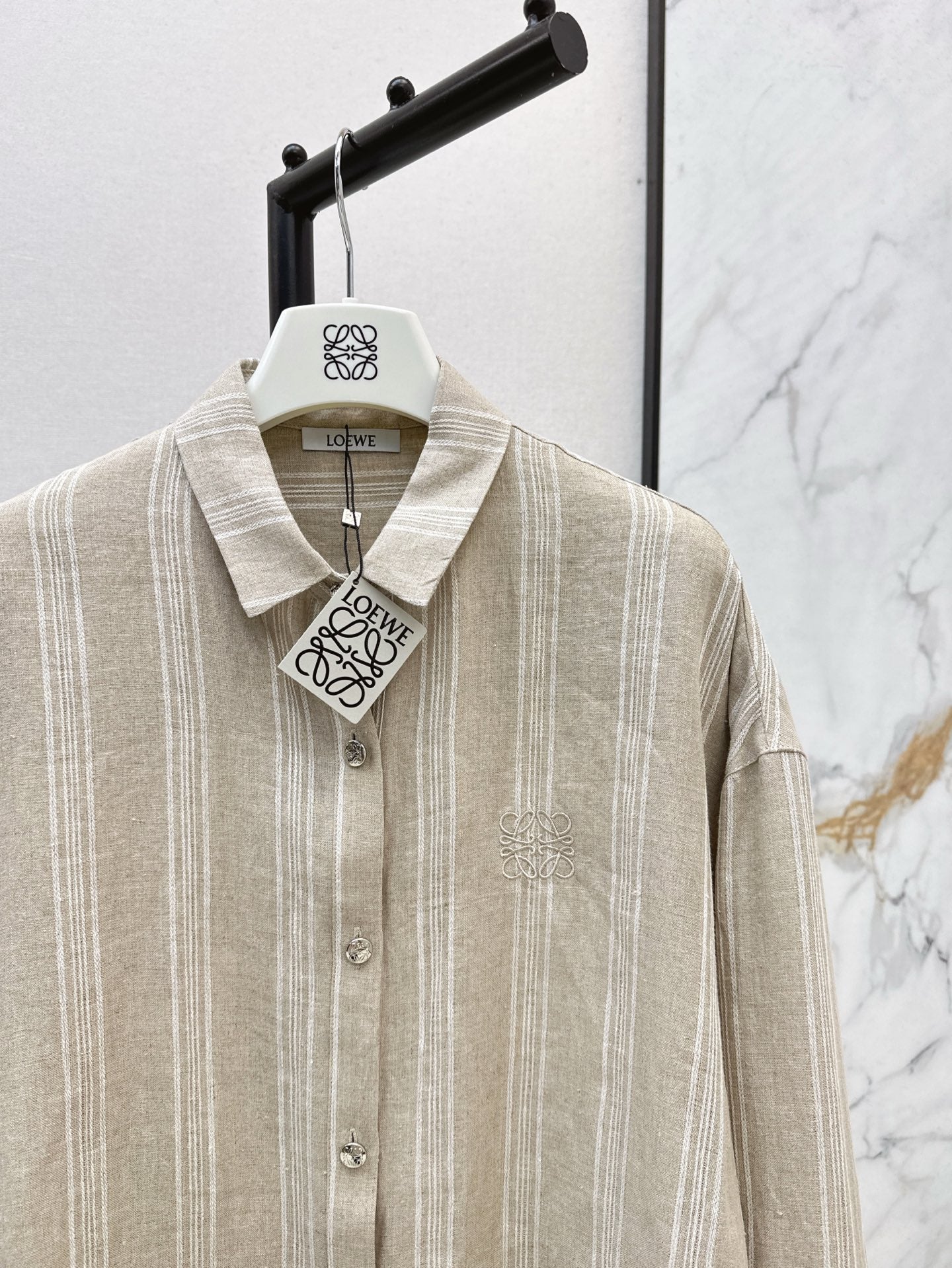 Loe 25ss linen shirt