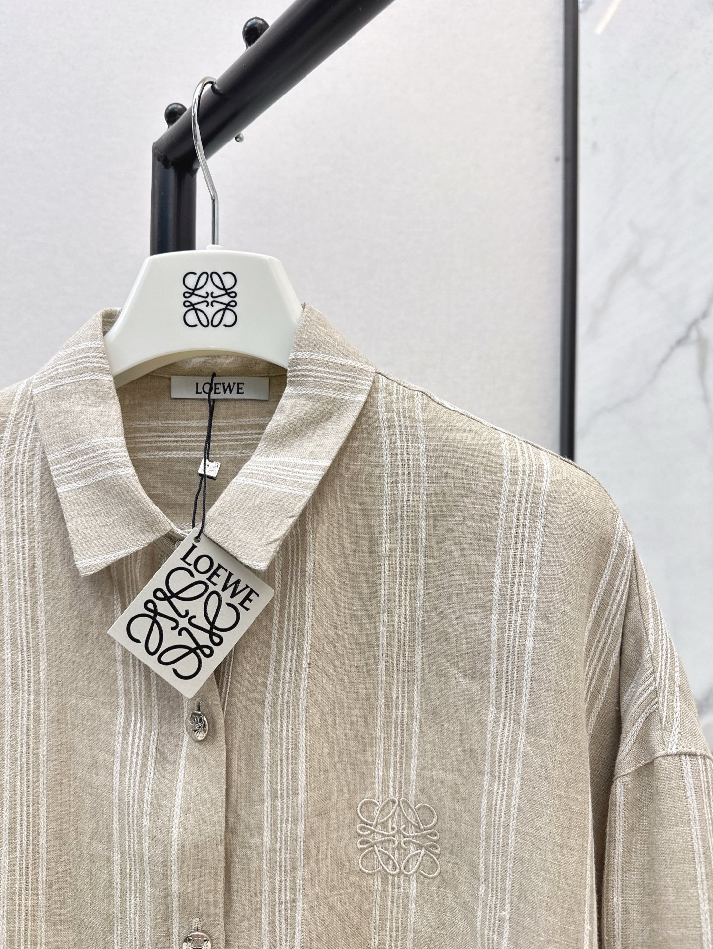 Loe 25ss linen shirt