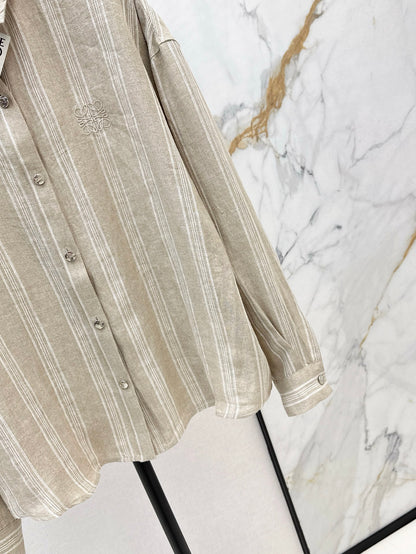 Loe 25ss linen shirt