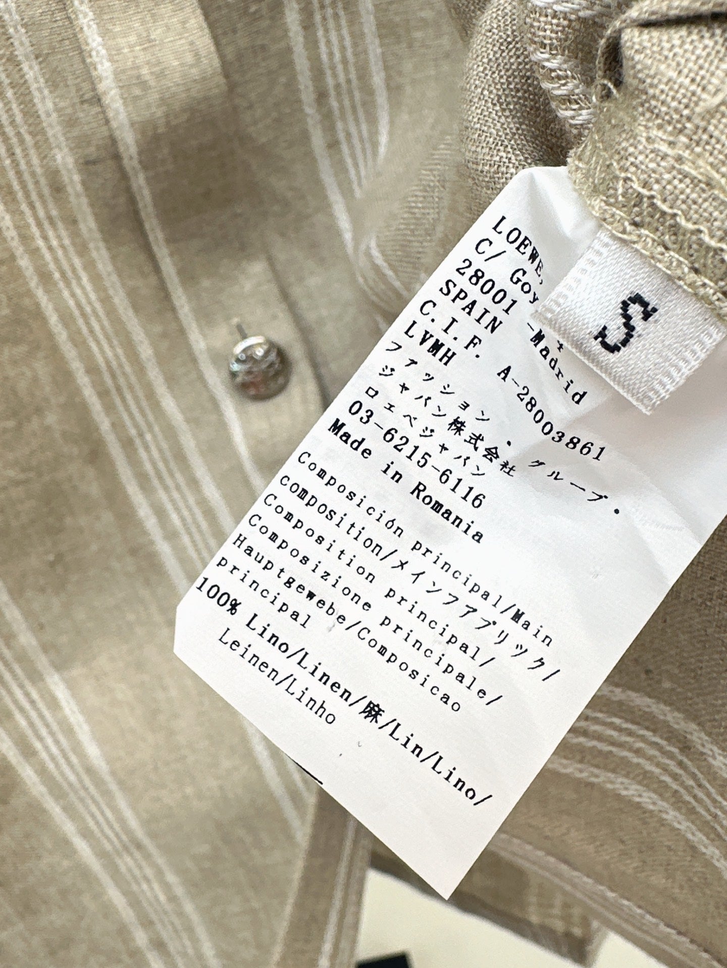 Loe 25ss linen shirt