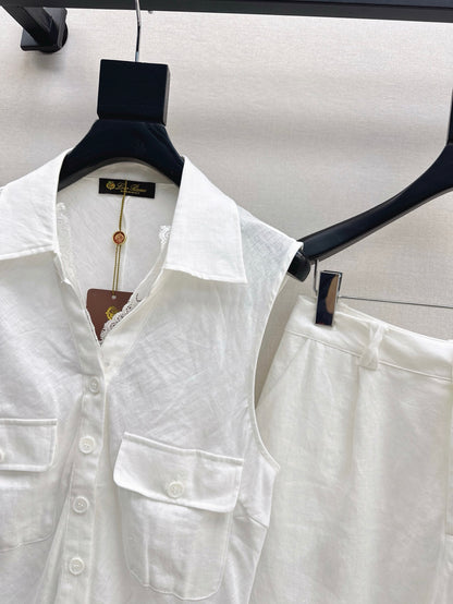 Loro 25ss linen suit
