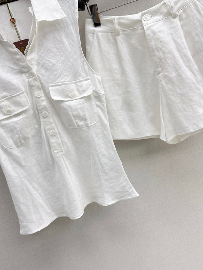 Loro 25ss linen suit