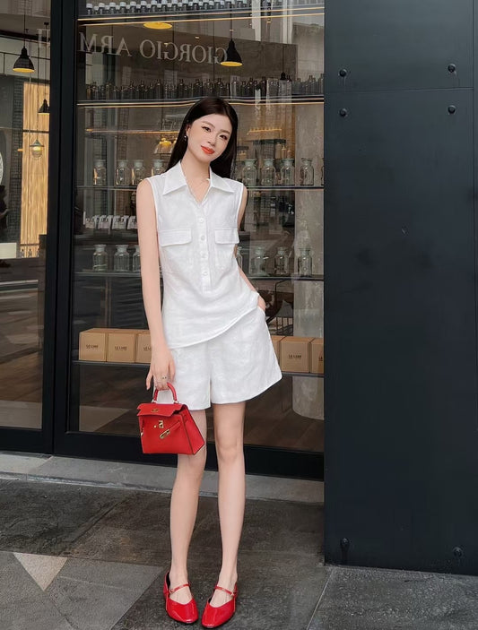 Loro 25ss linen suit