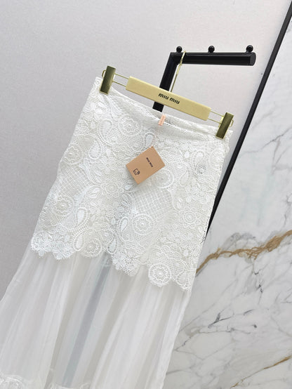 Mi 25ss lace skirt