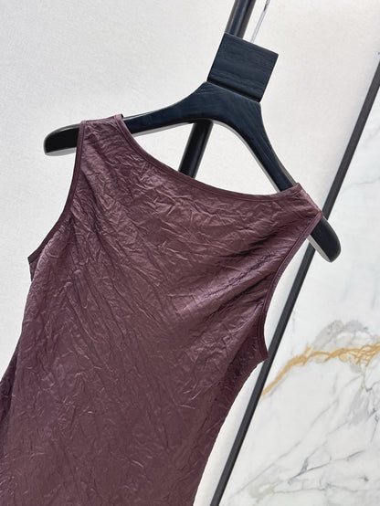 Row 25ss satin vest