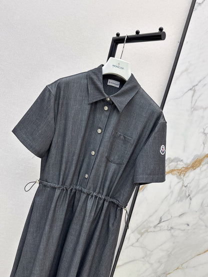 Mon 25ss drawstring dress
