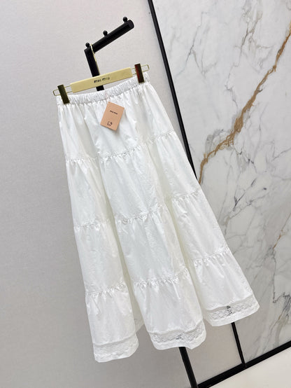 Miu 25ss lace skirt